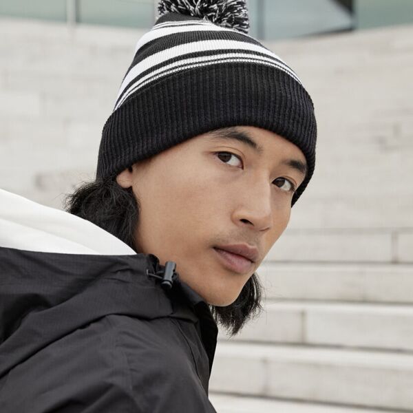 Negroni - Striped fan beanie Thumbnail