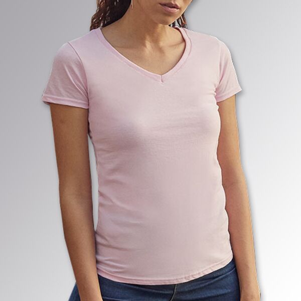 Women's valueweight v-neck T Thumbnail